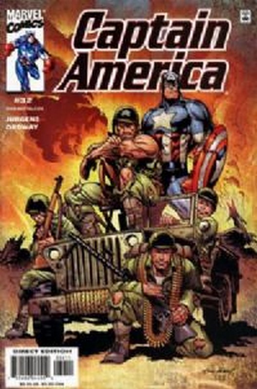Cover of Captain America (Vol 3) #32. One of 250,000 Vintage American Comics on sale from Krypton!