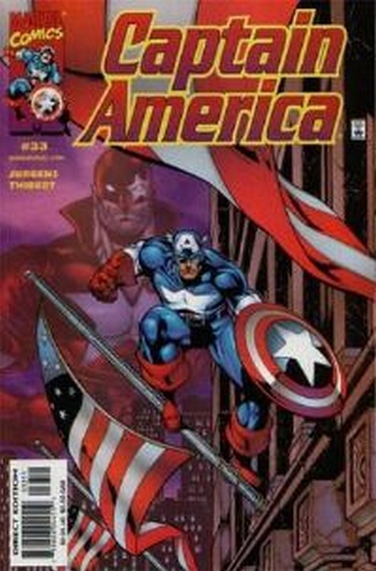Cover of Captain America (Vol 3) #33. One of 250,000 Vintage American Comics on sale from Krypton!