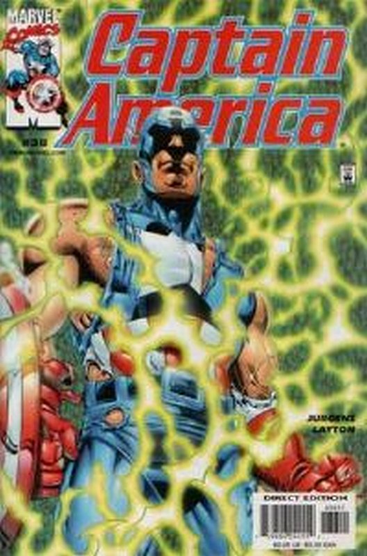 Cover of Captain America (Vol 3) #38. One of 250,000 Vintage American Comics on sale from Krypton!