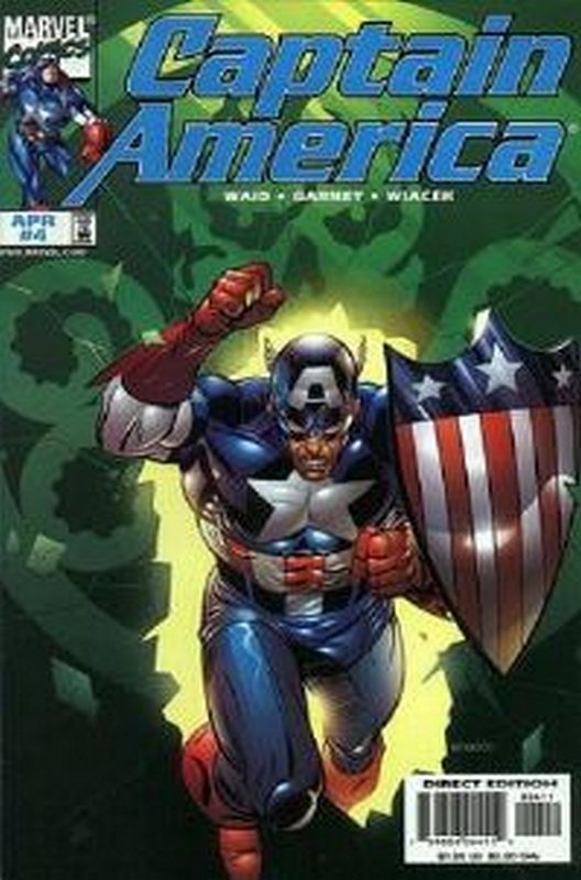 Cover of Captain America (Vol 3) #4. One of 250,000 Vintage American Comics on sale from Krypton!