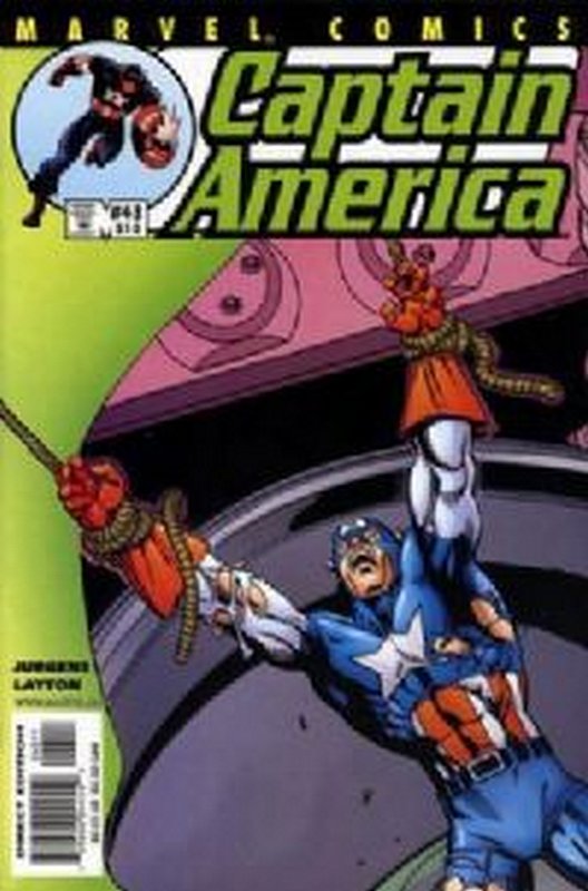 Cover of Captain America (Vol 3) #43. One of 250,000 Vintage American Comics on sale from Krypton!