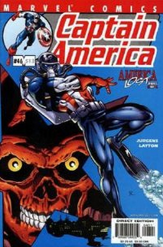 Cover of Captain America (Vol 3) #46. One of 250,000 Vintage American Comics on sale from Krypton!