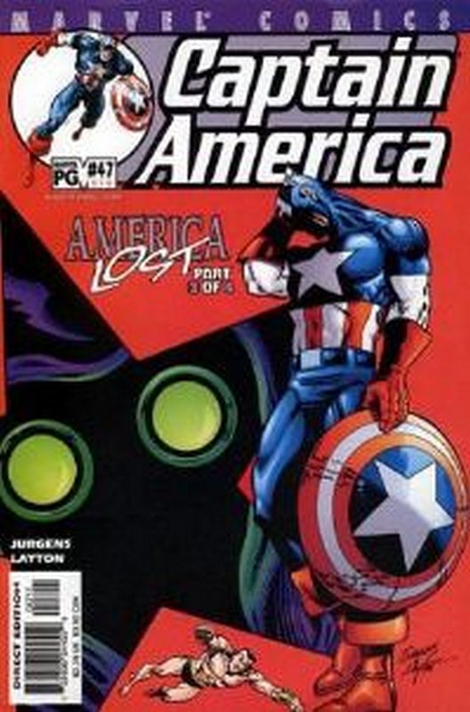 Cover of Captain America (Vol 3) #47. One of 250,000 Vintage American Comics on sale from Krypton!