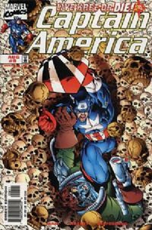 Cover of Captain America (Vol 3) #8. One of 250,000 Vintage American Comics on sale from Krypton!