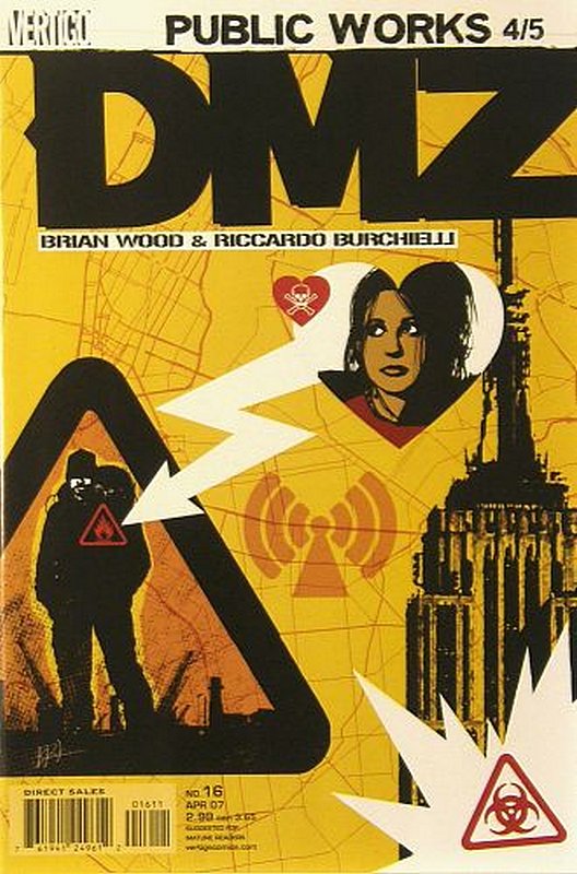 Cover of DMZ (Vol 1) #16. One of 250,000 Vintage American Comics on sale from Krypton!