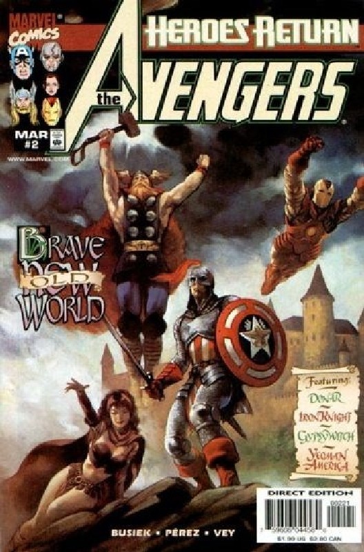 Cover of Avengers (Vol 3) #2. One of 250,000 Vintage American Comics on sale from Krypton!