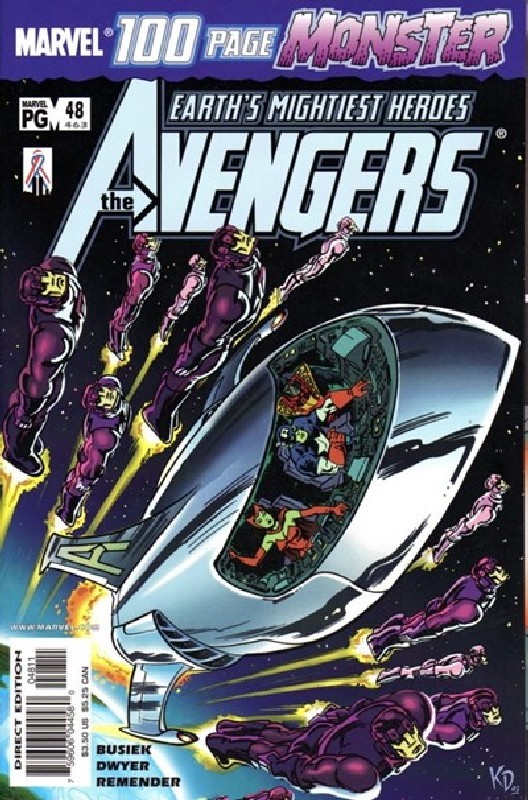 Cover of Avengers (Vol 3) #48. One of 250,000 Vintage American Comics on sale from Krypton!