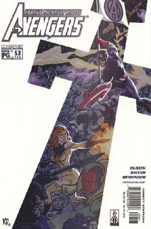 Cover of Avengers (Vol 3) #53. One of 250,000 Vintage American Comics on sale from Krypton!