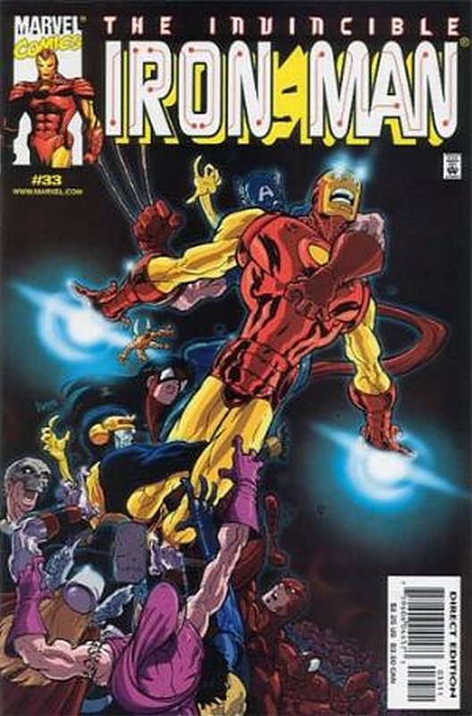 Cover of Iron Man (Vol 3) #33. One of 250,000 Vintage American Comics on sale from Krypton!