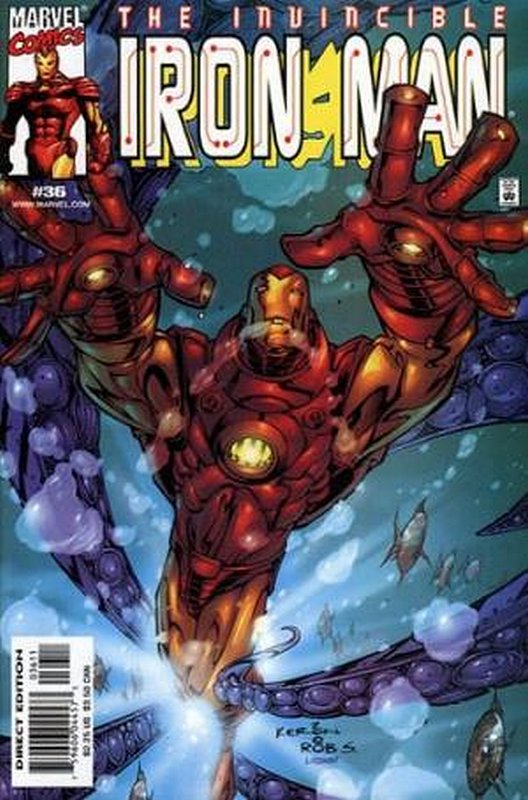 Cover of Iron Man (Vol 3) #36. One of 250,000 Vintage American Comics on sale from Krypton!