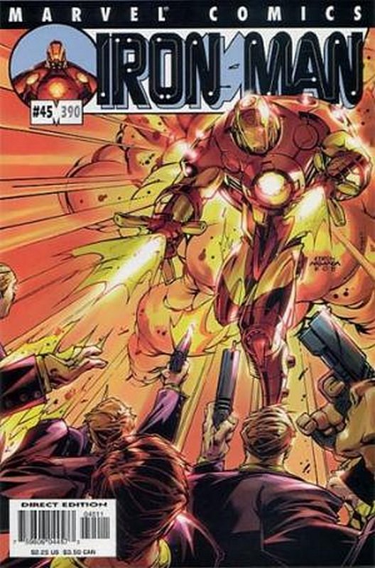 Cover of Iron Man (Vol 3) #45. One of 250,000 Vintage American Comics on sale from Krypton!