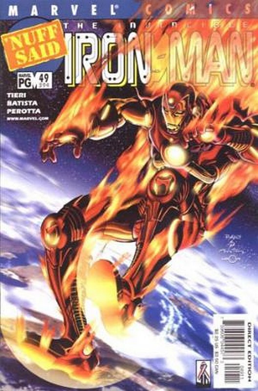 Cover of Iron Man (Vol 3) #49. One of 250,000 Vintage American Comics on sale from Krypton!