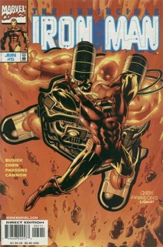 Cover of Iron Man (Vol 3) #5. One of 250,000 Vintage American Comics on sale from Krypton!