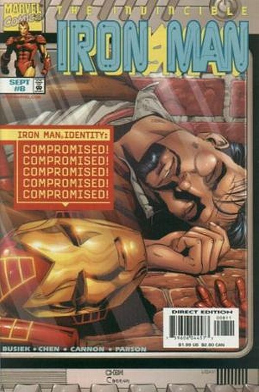 Cover of Iron Man (Vol 3) #8. One of 250,000 Vintage American Comics on sale from Krypton!