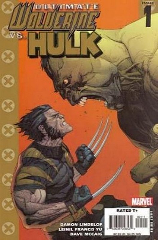 Cover of Ultimate Wolverine vs Hulk (2005 Ltd) #1. One of 250,000 Vintage American Comics on sale from Krypton!