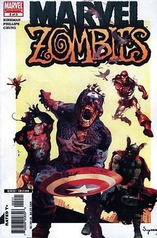 Cover of Marvel Zombies 1 (2005 Ltd) #2. One of 250,000 Vintage American Comics on sale from Krypton!