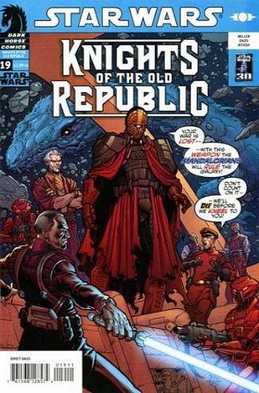 Cover of Star Wars: Knights of the Old Republic (Vol 1) #19. One of 250,000 Vintage American Comics on sale from Krypton!
