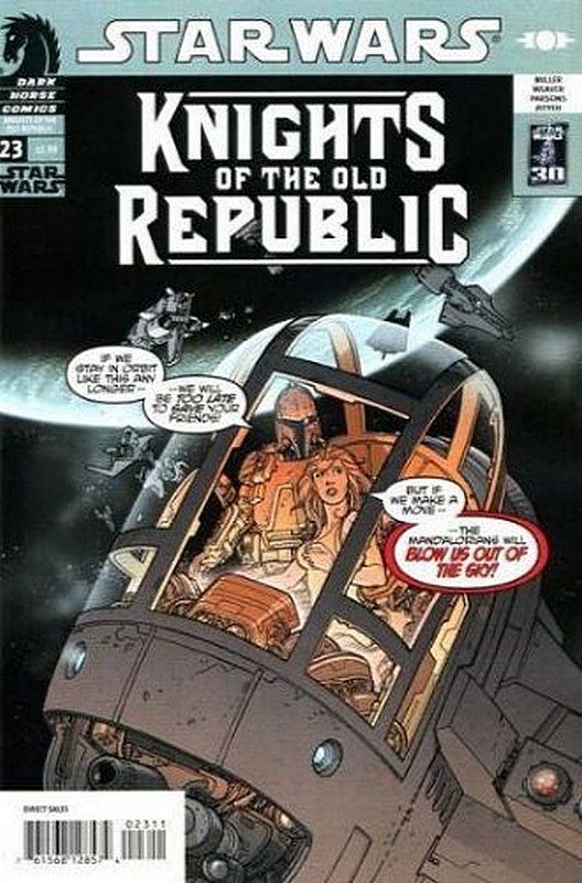 Cover of Star Wars: Knights of the Old Republic (Vol 1) #23. One of 250,000 Vintage American Comics on sale from Krypton!