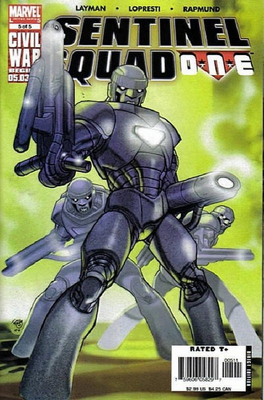 Cover of Sentinel Squad (2006 Ltd) #5. One of 250,000 Vintage American Comics on sale from Krypton!