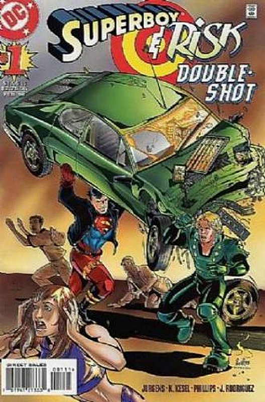 Cover of Superboy & Risk Double Shot (1997 One Shot) #1. One of 250,000 Vintage American Comics on sale from Krypton!