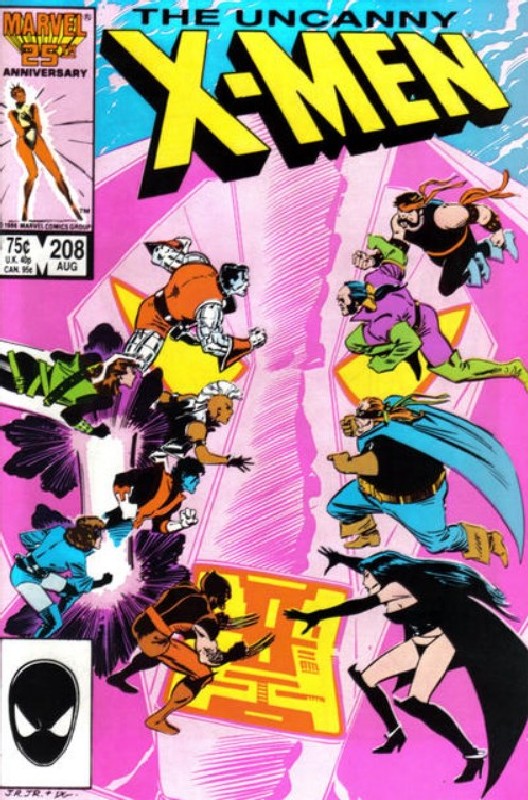 Cover of Uncanny X-Men (Vol 1) #208. One of 250,000 Vintage American Comics on sale from Krypton!