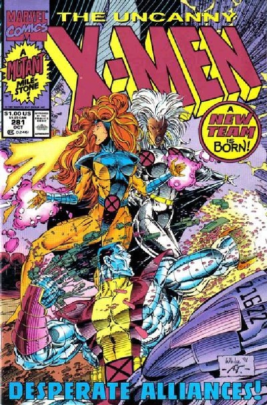 Cover of Uncanny X-Men (Vol 1) #281. One of 250,000 Vintage American Comics on sale from Krypton!