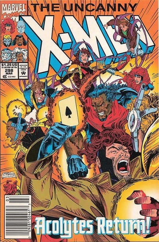 Cover of Uncanny X-Men (Vol 1) #298. One of 250,000 Vintage American Comics on sale from Krypton!