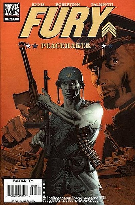 Cover of Fury: Peacemaker (2006 Ltd) #3. One of 250,000 Vintage American Comics on sale from Krypton!