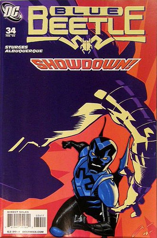 Cover of Blue Beetle (DC Vol 2) #34. One of 250,000 Vintage American Comics on sale from Krypton!