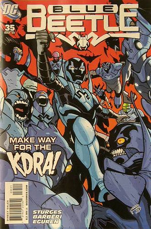 Cover of Blue Beetle (DC Vol 2) #35. One of 250,000 Vintage American Comics on sale from Krypton!