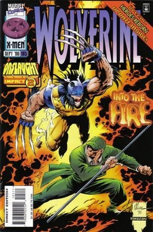 Cover of Wolverine (Vol 1) #105. One of 250,000 Vintage American Comics on sale from Krypton!
