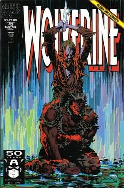 Cover of Wolverine (Vol 1) #43. One of 250,000 Vintage American Comics on sale from Krypton!