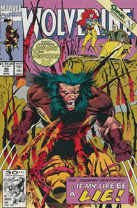 Cover of Wolverine (Vol 1) #49. One of 250,000 Vintage American Comics on sale from Krypton!