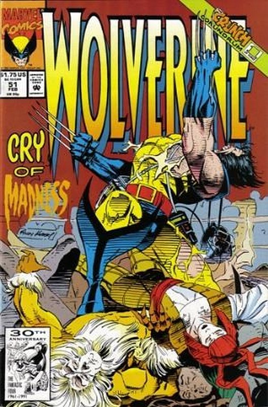 Cover of Wolverine (Vol 1) #51. One of 250,000 Vintage American Comics on sale from Krypton!