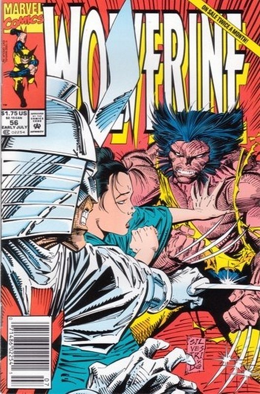 Cover of Wolverine (Vol 1) #56. One of 250,000 Vintage American Comics on sale from Krypton!