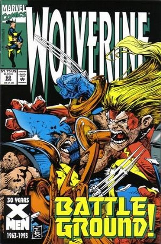 Cover of Wolverine (Vol 1) #68. One of 250,000 Vintage American Comics on sale from Krypton!