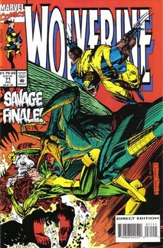 Cover of Wolverine (Vol 1) #71. One of 250,000 Vintage American Comics on sale from Krypton!