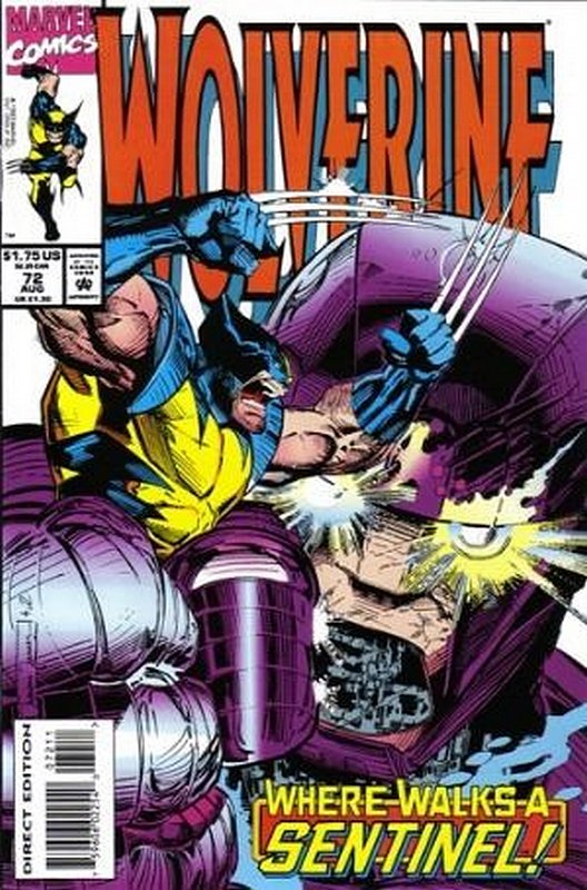 Cover of Wolverine (Vol 1) #72. One of 250,000 Vintage American Comics on sale from Krypton!