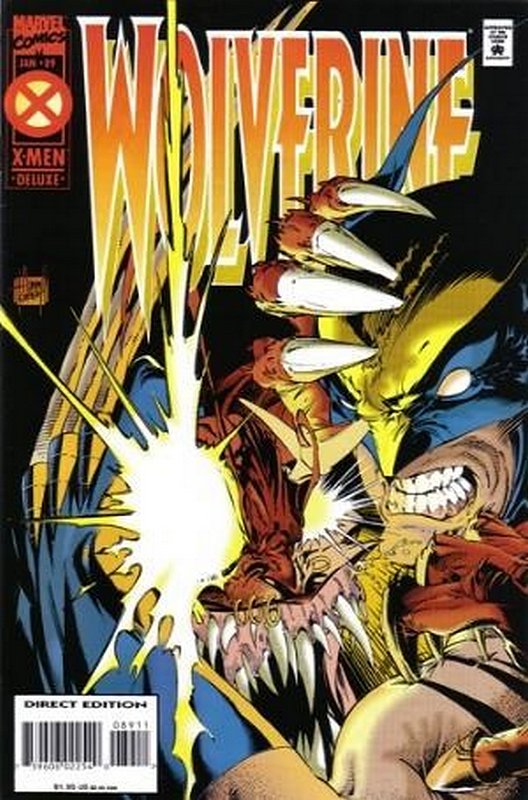 Cover of Wolverine (Vol 1) #89. One of 250,000 Vintage American Comics on sale from Krypton!