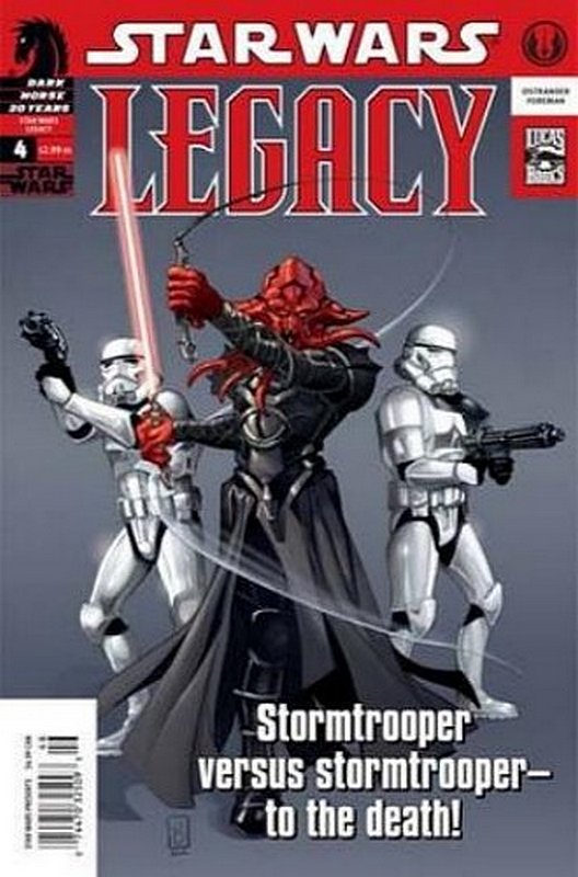 Cover of Star Wars: Legacy (Vol 1) #4. One of 250,000 Vintage American Comics on sale from Krypton!