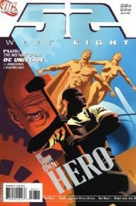 Cover of 52: Weeks #8. One of 250,000 Vintage American Comics on sale from Krypton!