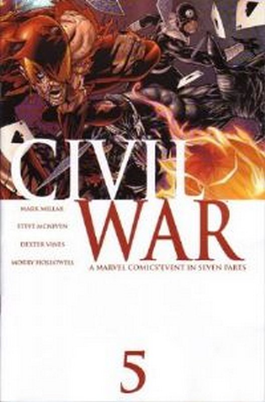 Cover of Civil War (2006 Ltd) #5. One of 250,000 Vintage American Comics on sale from Krypton!