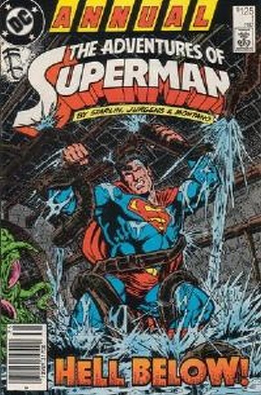Cover of Adventures of Superman Annual #1. One of 250,000 Vintage American Comics on sale from Krypton!