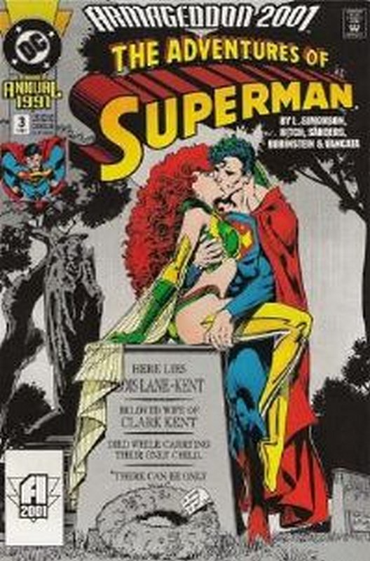 Cover of Adventures of Superman Annual #3. One of 250,000 Vintage American Comics on sale from Krypton!