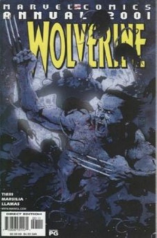 Cover of Wolverine Annual #2001. One of 250,000 Vintage American Comics on sale from Krypton!