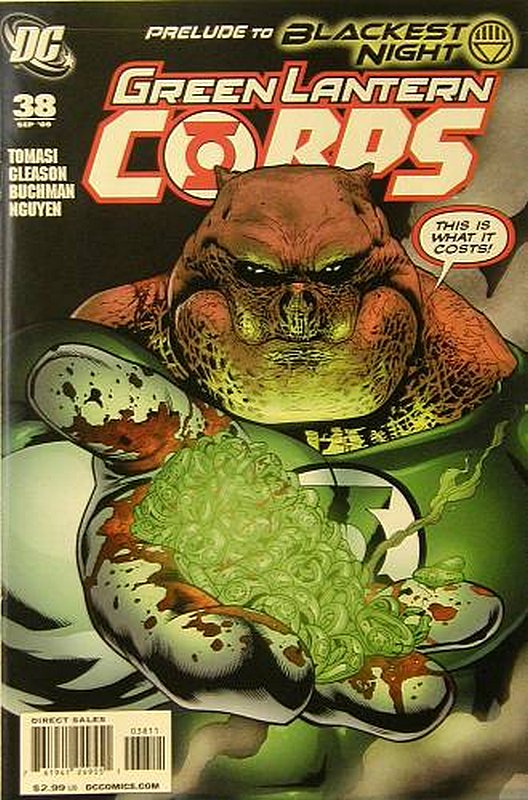 Cover of Green Lantern Corps (Vol 1) #38. One of 250,000 Vintage American Comics on sale from Krypton!