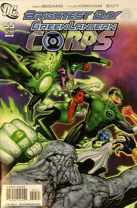 Cover of Green Lantern Corps (Vol 1) #55. One of 250,000 Vintage American Comics on sale from Krypton!