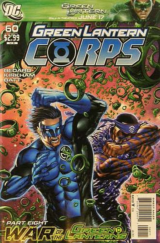 Cover of Green Lantern Corps (Vol 1) #60. One of 250,000 Vintage American Comics on sale from Krypton!