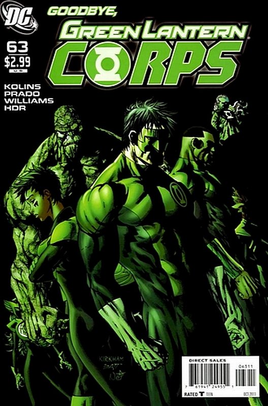 Cover of Green Lantern Corps (Vol 1) #63. One of 250,000 Vintage American Comics on sale from Krypton!