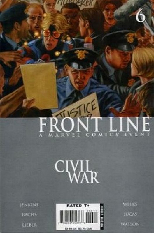 Cover of Civil War: Frontline (2006 Ltd) #6. One of 250,000 Vintage American Comics on sale from Krypton!